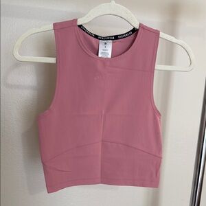 Ryderwear Pink Sleeveless Crop Tank